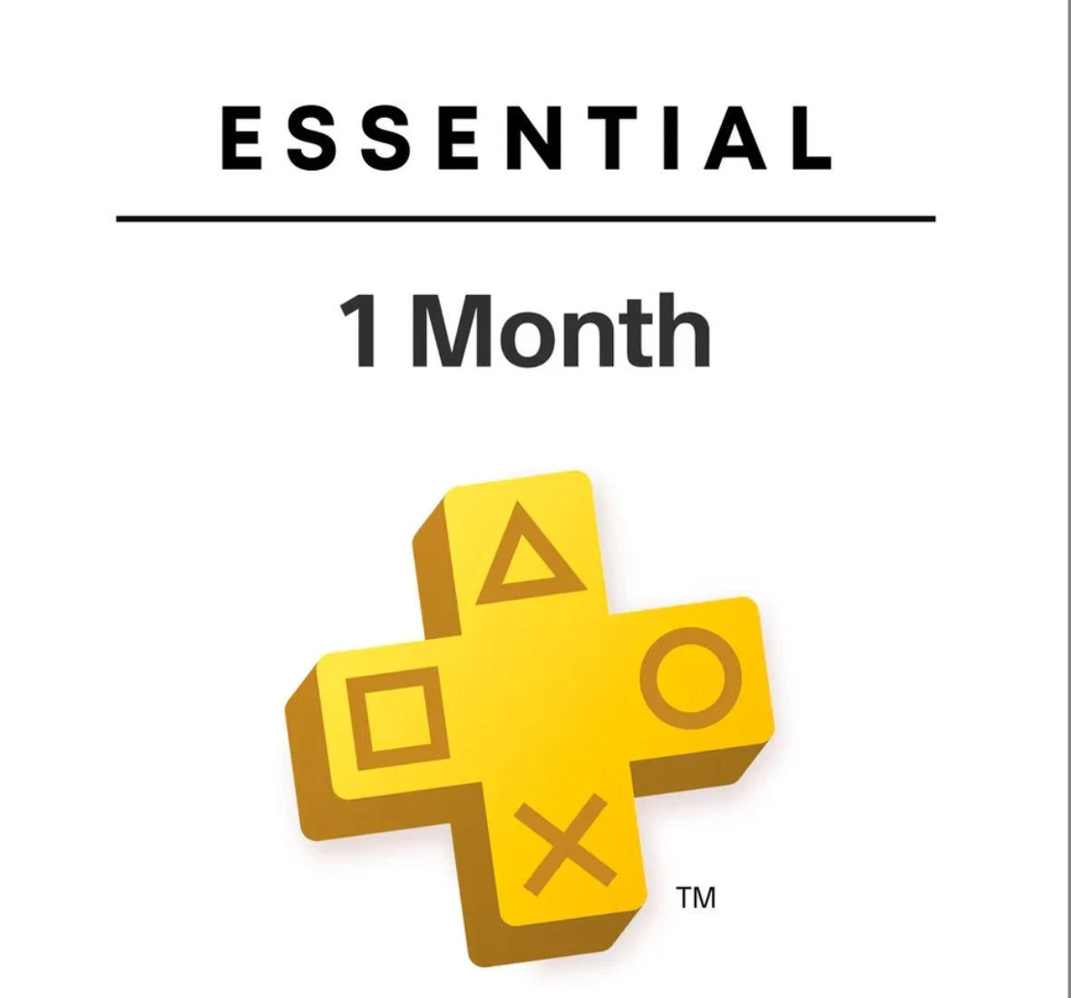 PS Plus Essential - شهر واحد